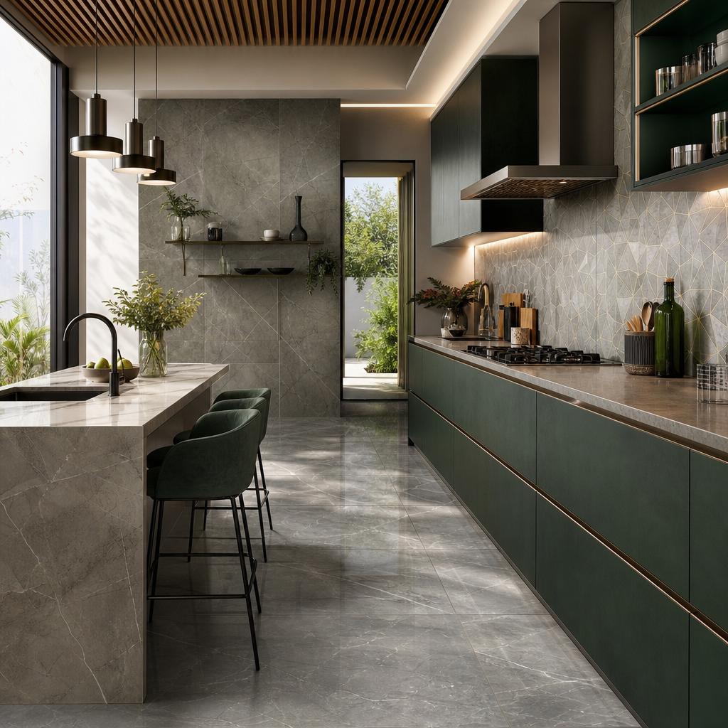 Kitchen Tiles Ideas for Homes in Iraq