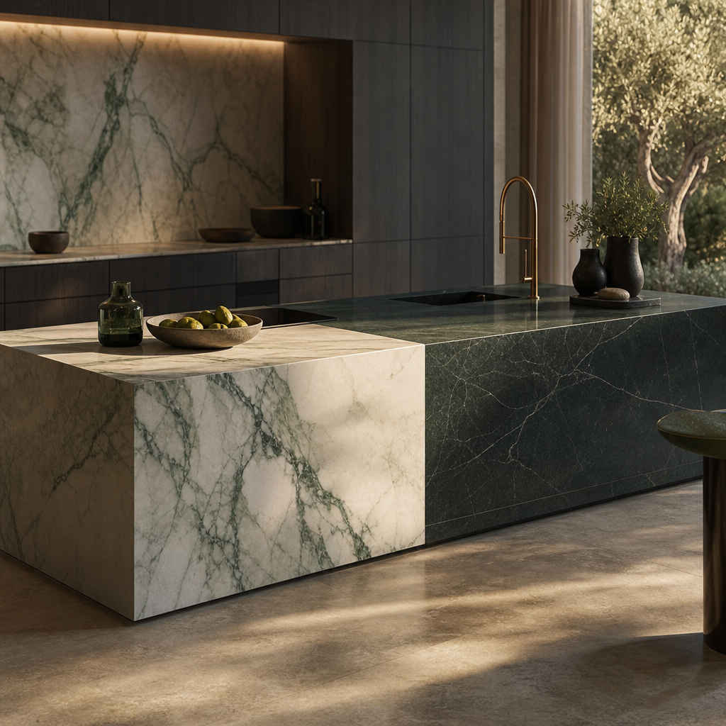 Marble Vs Porcelain Slabs For Countertops