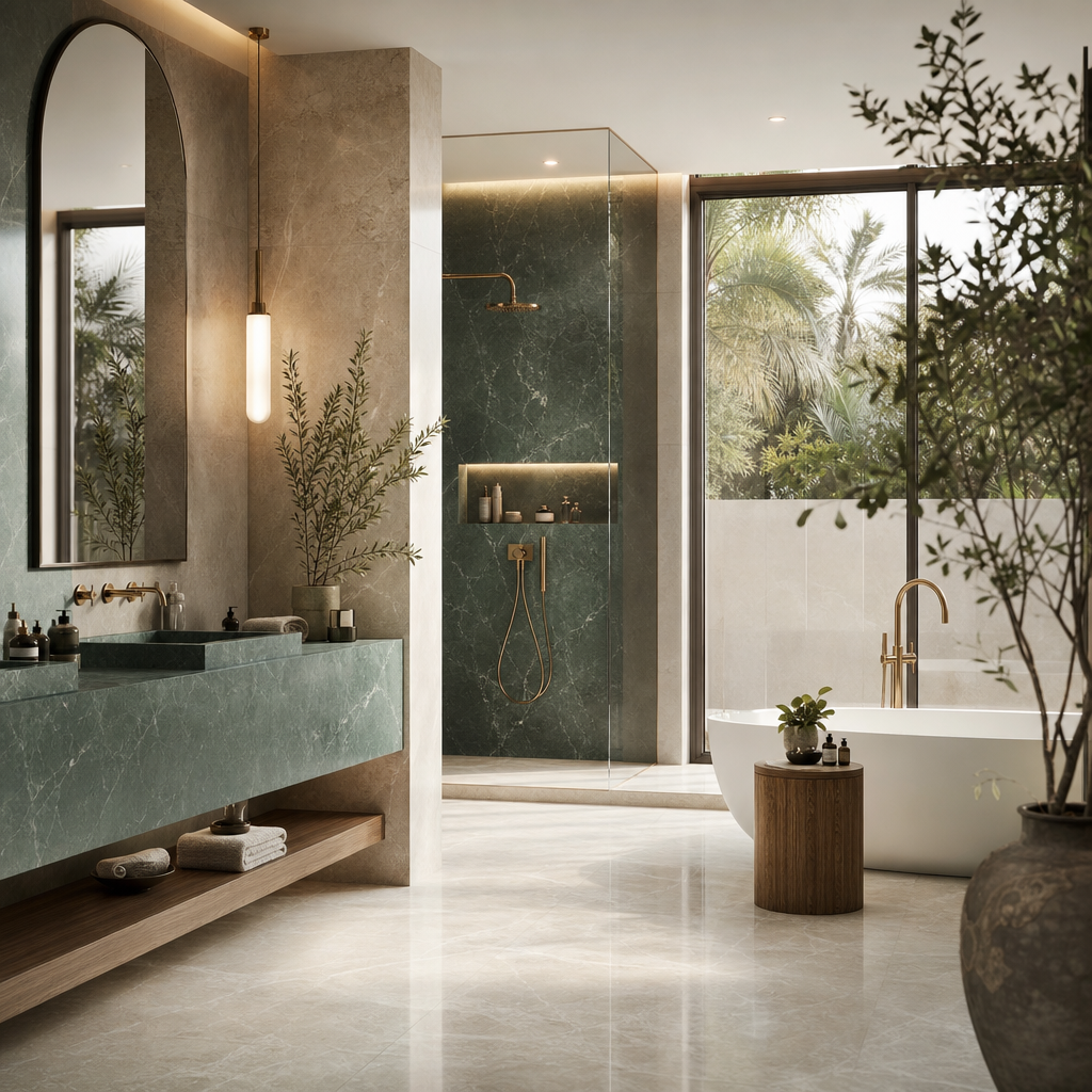 Modern Bathroom Design Ideas for Homes in Iraq